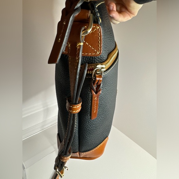 Dooney & Bourke Black and Tan Crossbody Bag - Picture 5 of 15